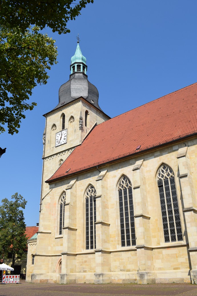 Außenansicht der Stiftskirche. © Cristian Wermert, Gemeinde Nottuln.