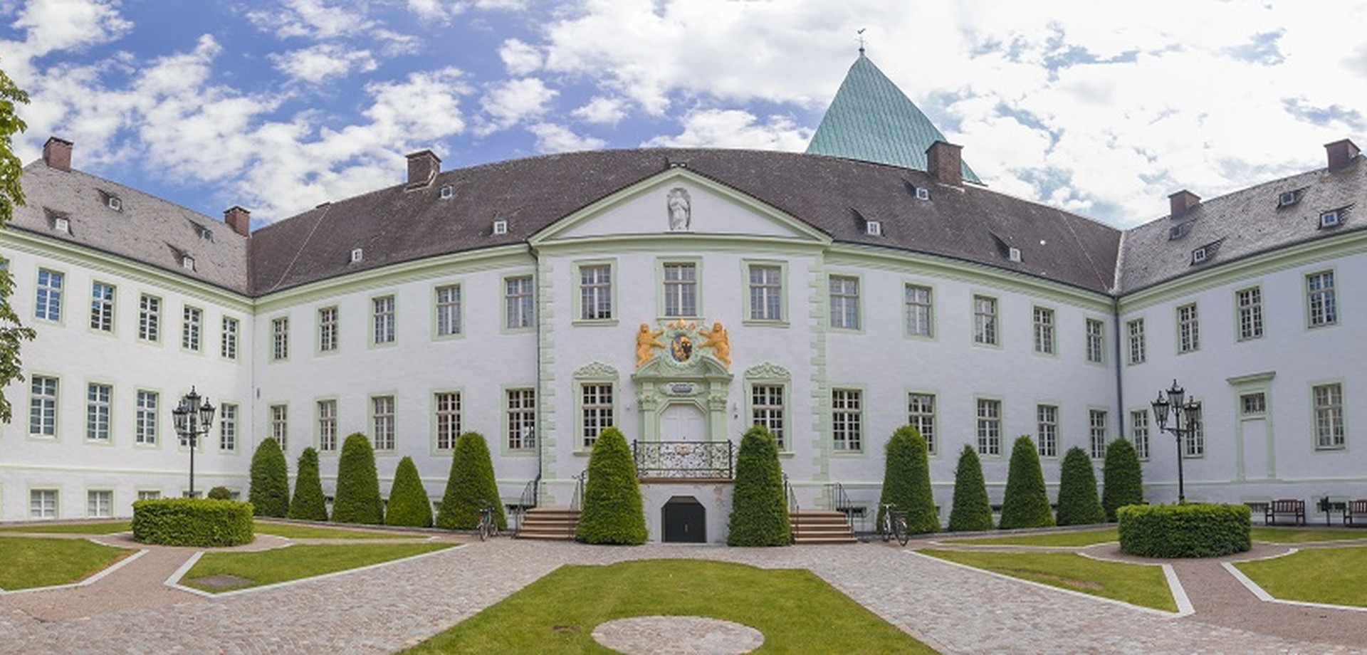 Frontansicht des Museums Abtei Liesborn in Wadersloh-Liesborn. © Museum Abtei Liesborn des Kreises Warendorf.