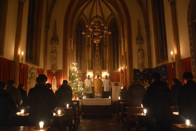 Innenansicht Kapelle. Foto: Diener Jesu und Mariens, Haus Assen, Lippetal.