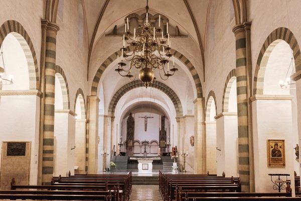Innenansicht Stiftskirche St. Bonifatius. © Orgelbauverein Freckenhorst.