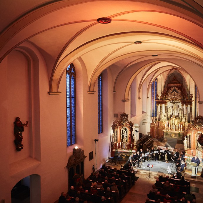 Veranstaltung im Rahmen von "finde dein Licht" 2019 im ehemaligen Kloster Warendorf. © LWL, Fotografie Sarah Bömer. (vergrößerte Bildansicht wird geöffnet)