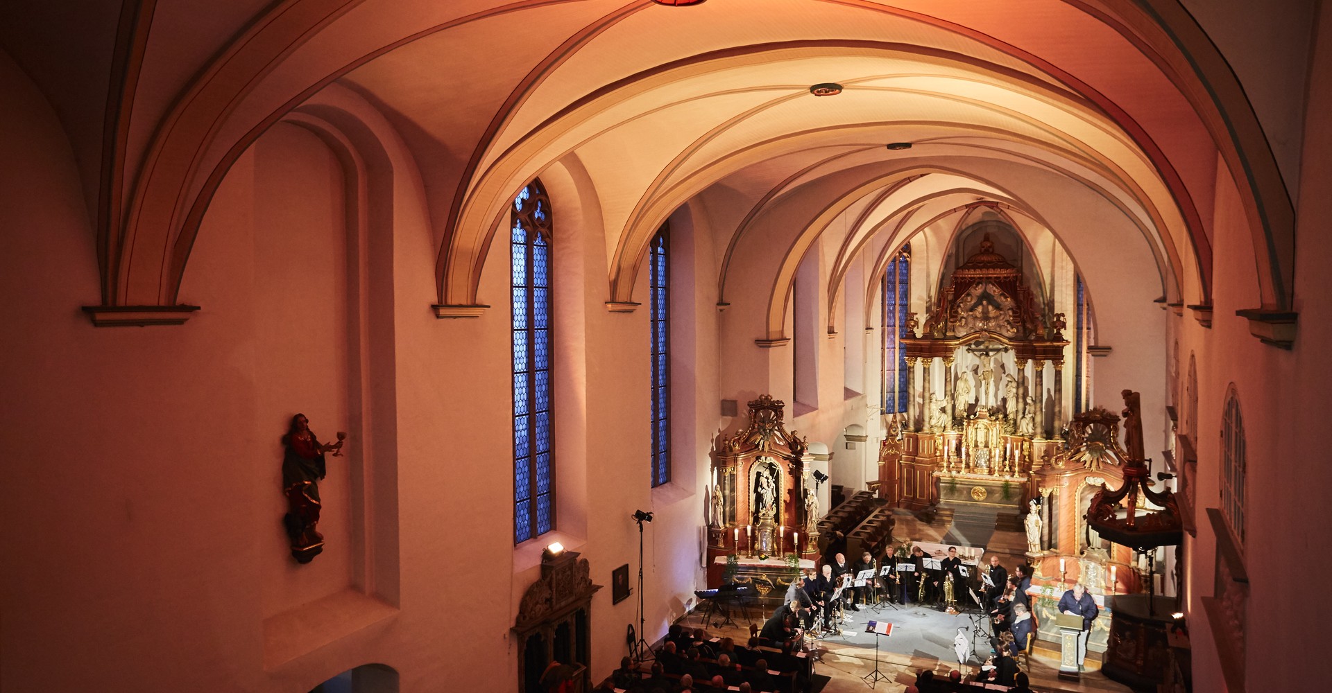 Veranstaltung im Rahmen von "finde dein Licht" 2019 im ehemaligen Kloster Warendorf. © LWL, Fotografie Sarah Bömer.