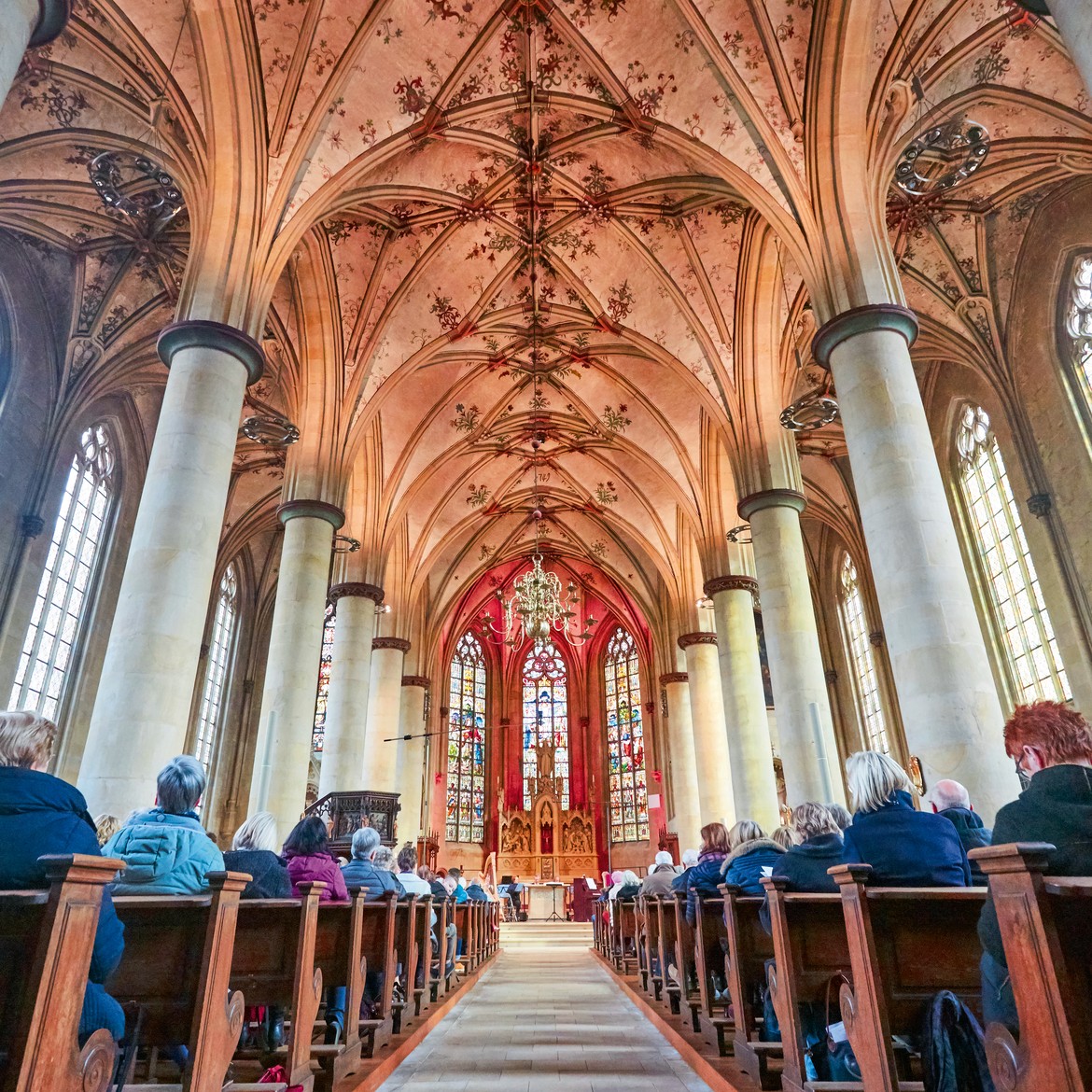 Veranstaltung "finde dein Licht" 2020 in der Pfarrkirche St. Martinus Nottuln