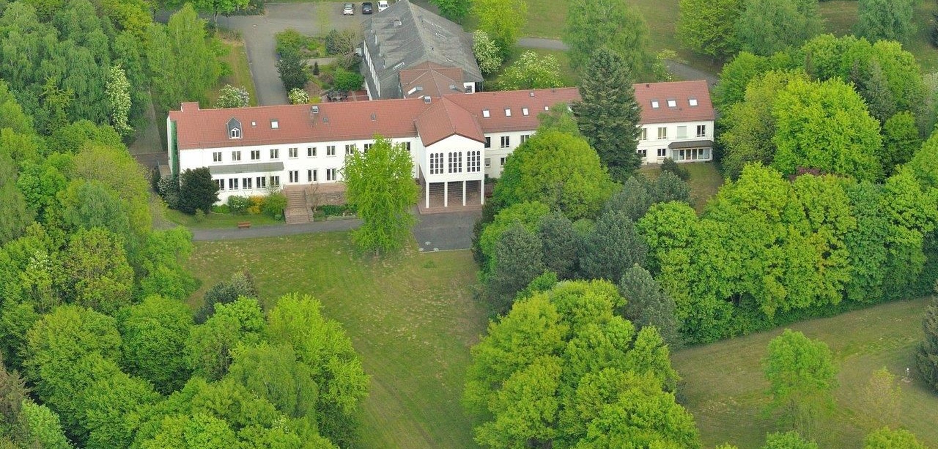 Luftansicht DIE HEGGE. © DIE HEGGE – Christliches Bildungswerk.