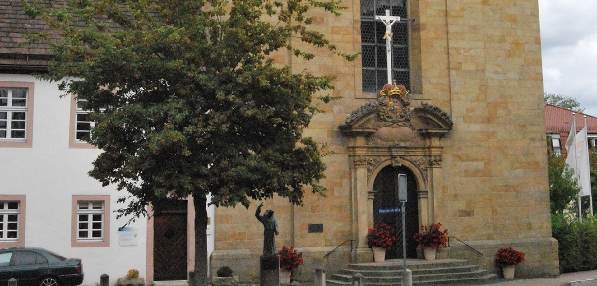 Eingang der Kapuzinerkirche. Foto: Katja Hübner.